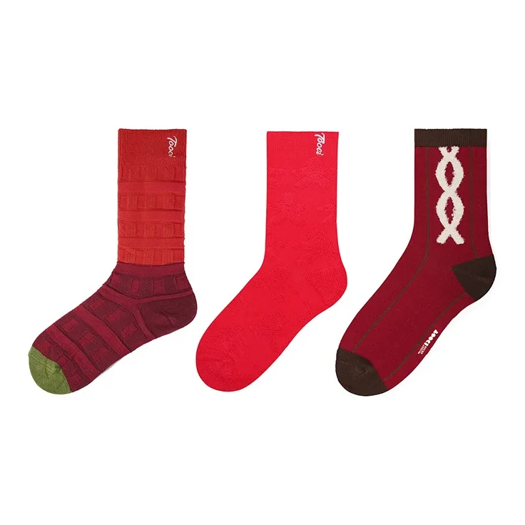 TOOCI Unisex Mid Calf Socks-2
