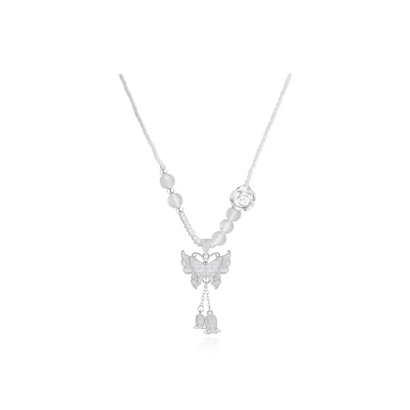 SUCH NICE S999 Fine Silver Necklaces Women's-0