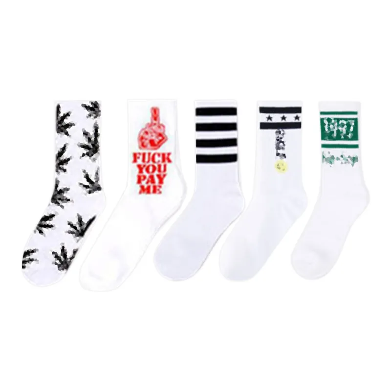 KJ Mid Calf Socks Unisex 5 Pack-12