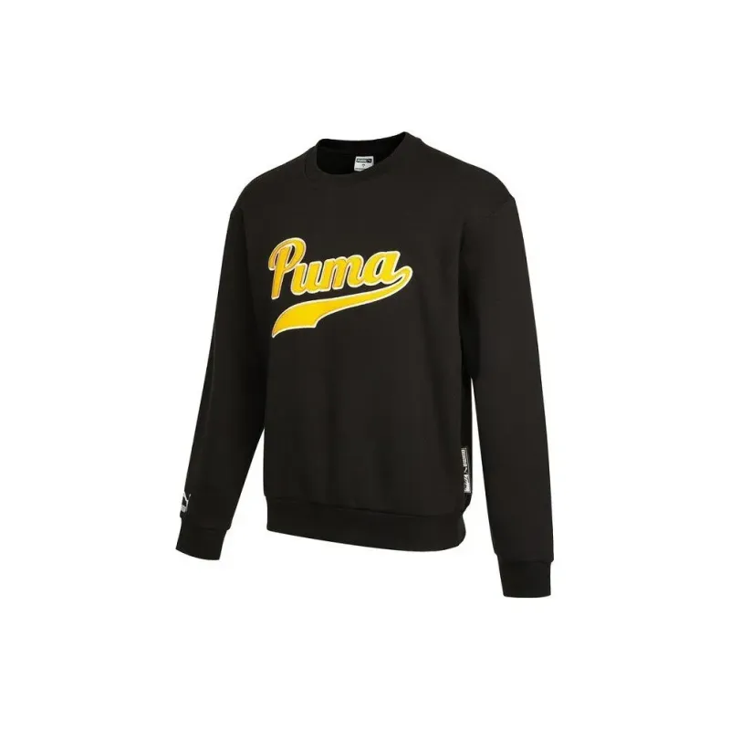 PUMA Sweatshirt Men's Black Shopping Bag Included-1