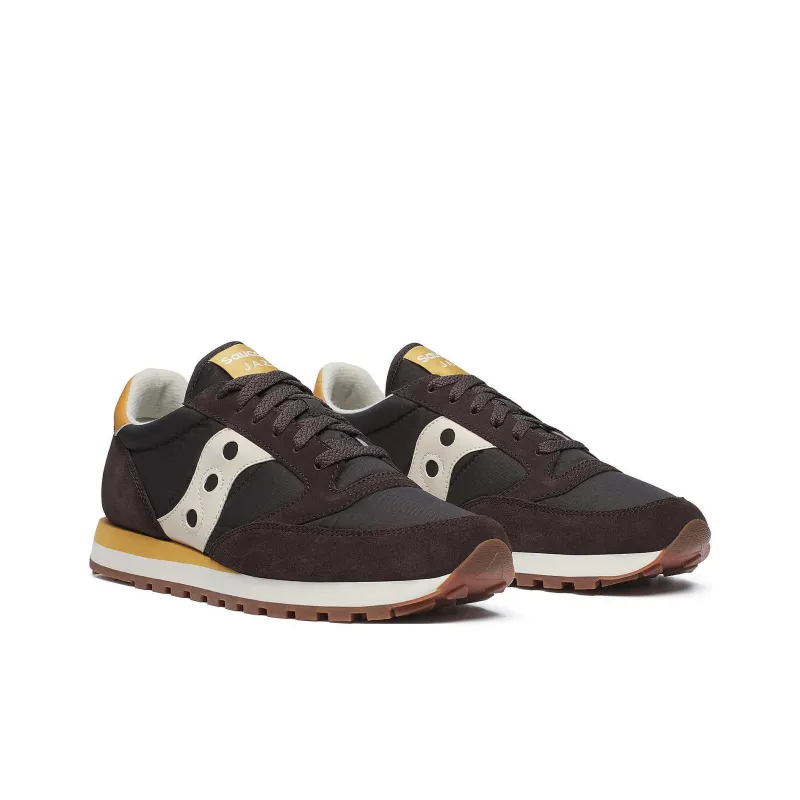 Saucony Jazz Original Dark Brown Cream-2