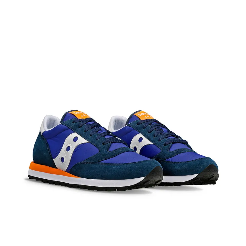 Saucony Jazz Original Anti Slip Wear Resistant Low Top Casual Shoes Unisex Marine Blue-3