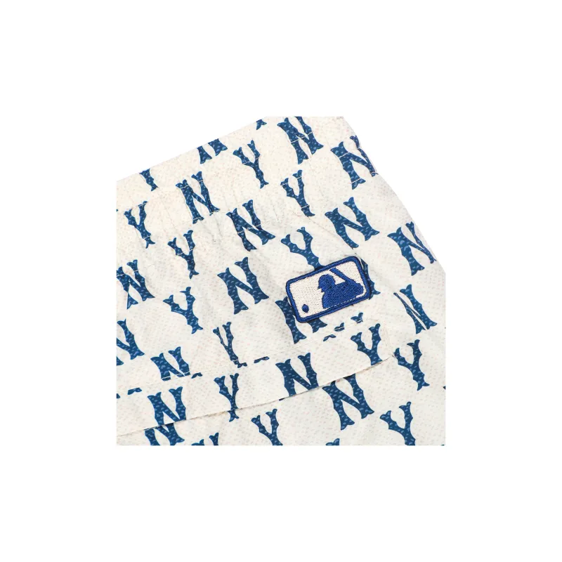 MLB Casual Pants Unisex Cream-4