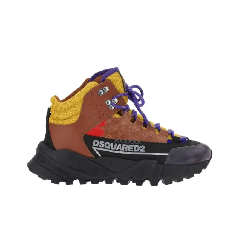 DSQUARED2 Logo-print High-top Sneakers-1