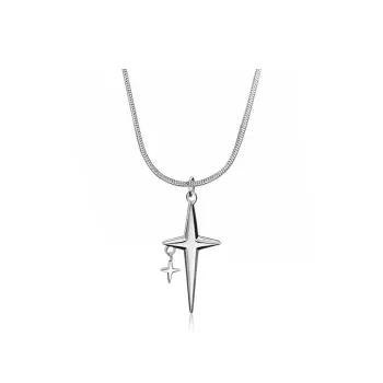 Lang Wind S925 Silver Necklaces Men's