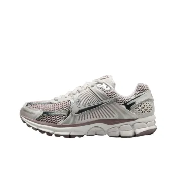 Nike Air Zoom Vomero 5 Anti Slip Wear Resistant Low Top Running Shoes Women's White Silver