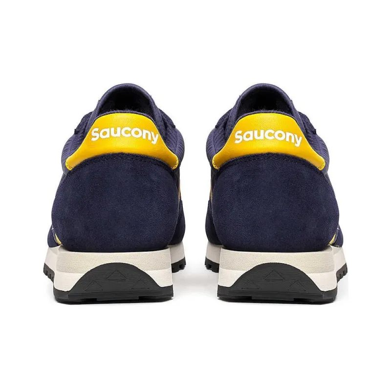Saucony Jazz Original Anti Slip Wear Resistant Low Top Running Shoes Unisex Dark Blue-4