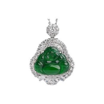 Oriental Jade Ice Type Jadeite Necklaces Women's