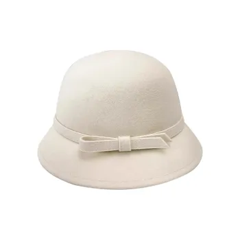 Peach Tea All around Wool Bucket Hats Women's