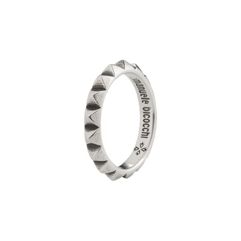 EMANUELE BICOCCHI Pyramid Band Ring-0