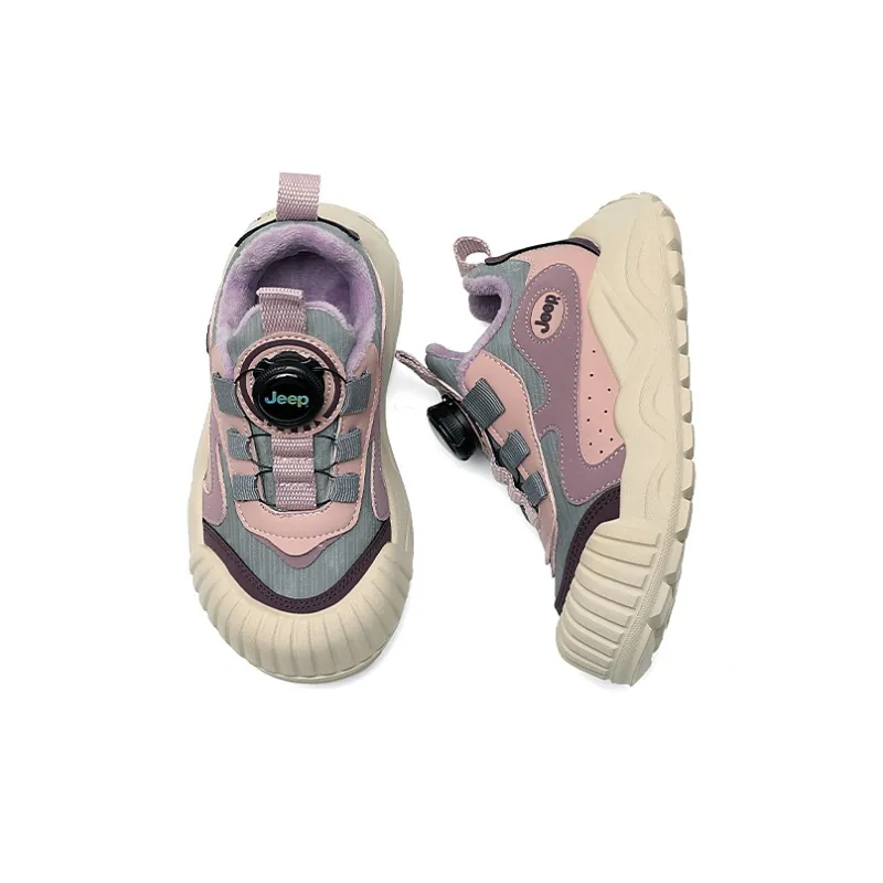 Jeep Slip Resistant Anti Kick Wear Resistant Warm Low Top Kids Lifestyle Shoes Kids'-30