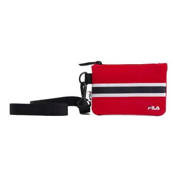 FILA PU Wallet Coin Purse Regular Unisex Red