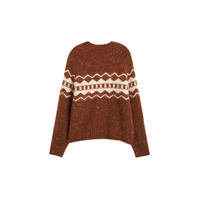 Olrain Knitwear Women's Coffee-1