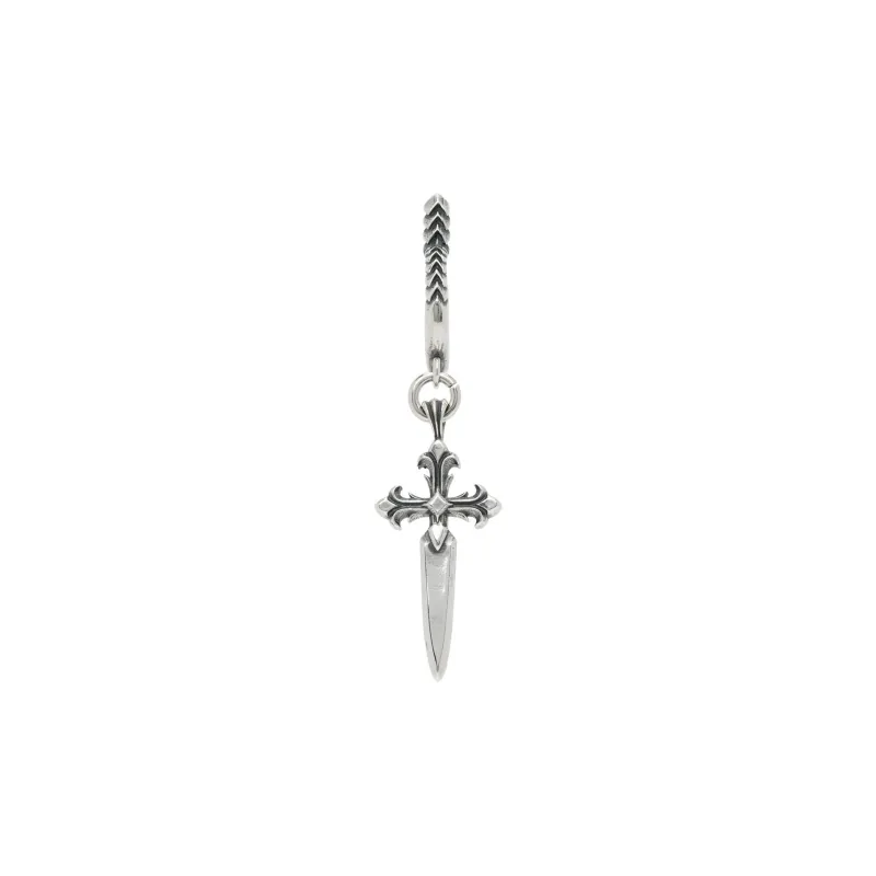 EMANUELE BICOCCHI Cross Pendant Hoop Earring-0