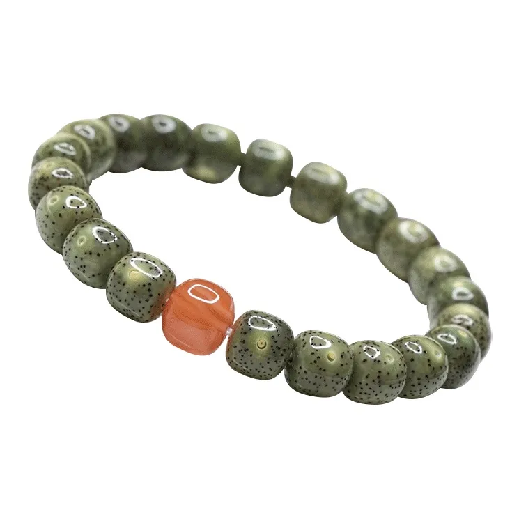 GUMUJIANG Star Moon Bodhi Seeds Beaded Bracelet Buddhist Bead Bracelet For Leisure And Meditation Unisex-0