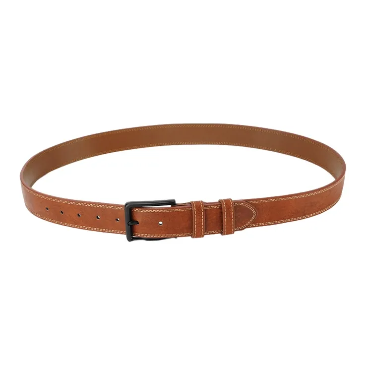 YUZHAOLIN Cow Leather Belts Unisex 3.4cm-3