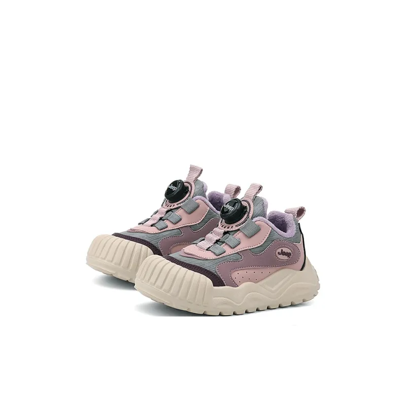 Jeep Slip Resistant Anti Kick Wear Resistant Warm Low Top Kids Lifestyle Shoes Kids'-31