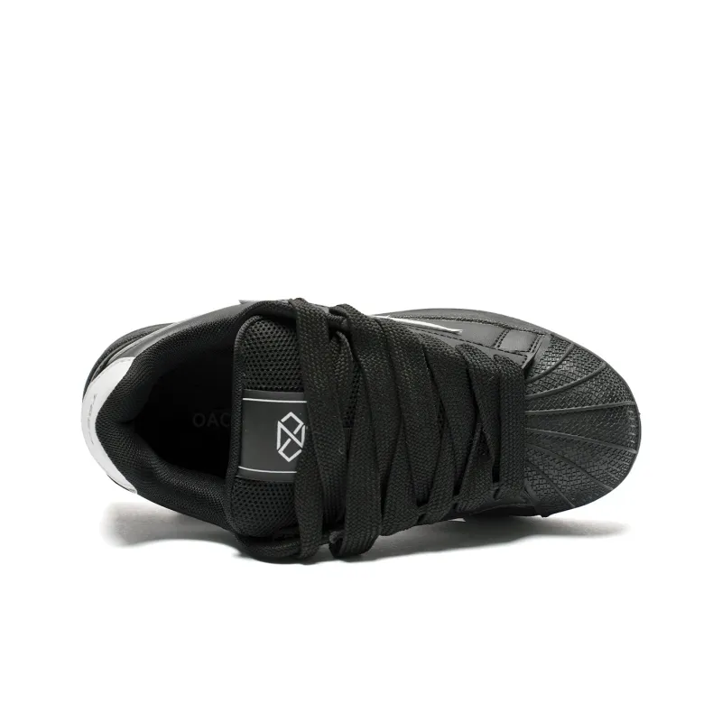 OAOQ Wear-resistant And Lightweight Low-Top Skateboard Shoes Unisex Box-9