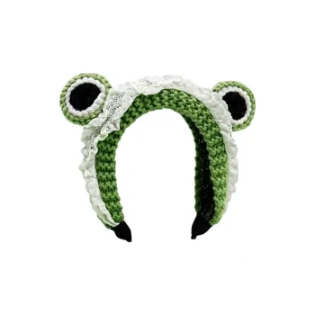 TBoML Knitting Wool Headbands Women's Green/Khaki