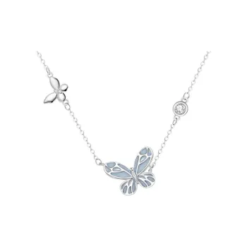 Stone Edge Poly 925 Sterling Silver Necklaces Women's
