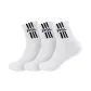 M43512-2A White Medium Socks 3 Pack