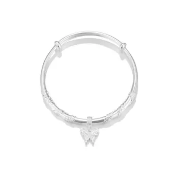 Brahmacharya 999 Fine Silver Bangles Women's