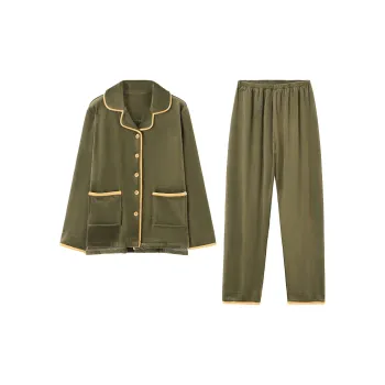 MADALLO Pajama Set Women's Olive Green
