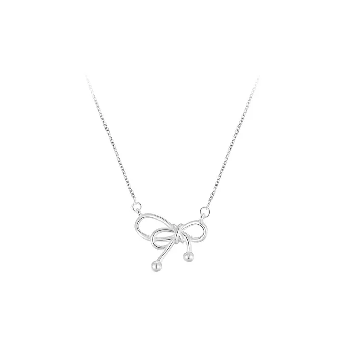 GLOIRE S999 Fine Silver Necklaces Women's Romantic Date Versatile Commute Style-0