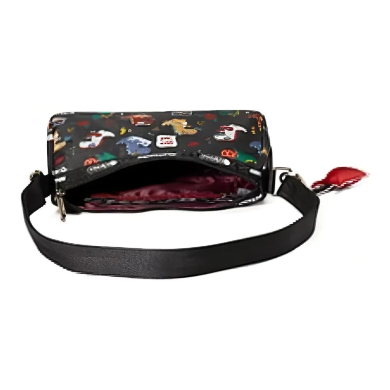 Skechers Fabric Shoulder Bag Crossbody Bag Women's Dinosaur Band-3