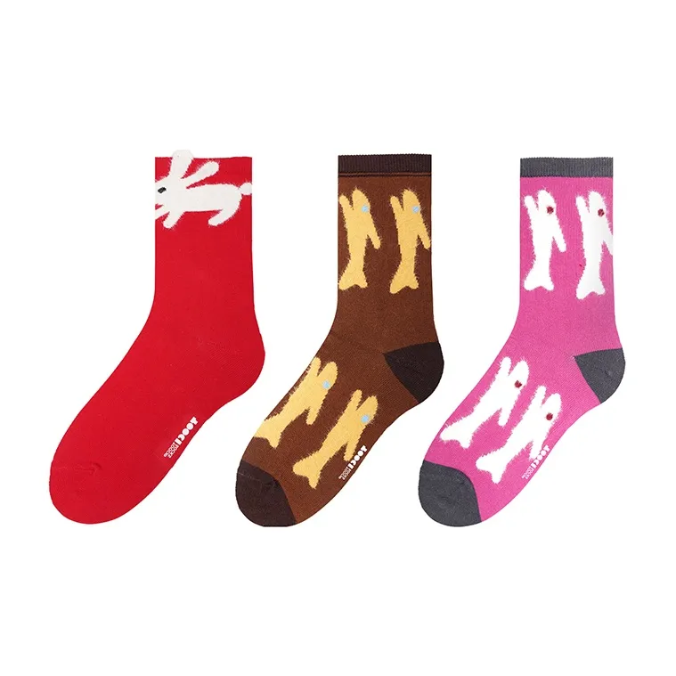 TOOCI Unisex Mid Calf Socks-3
