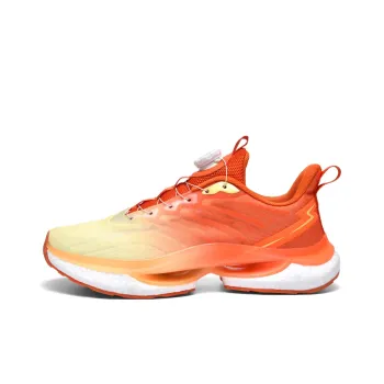 BIANSULONG Wear Resistant Lightweight Rebound Low Top Casual Running Shoes Men's Orange