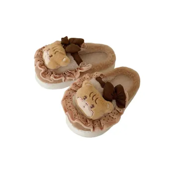SHIGUDE x MIKKO Cotton Slippers Women's Brown