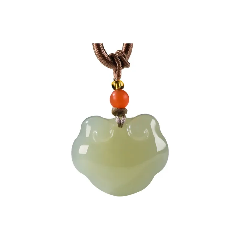 KUNYUYAO Hetian Jade Pendants White Jade Unisex-0