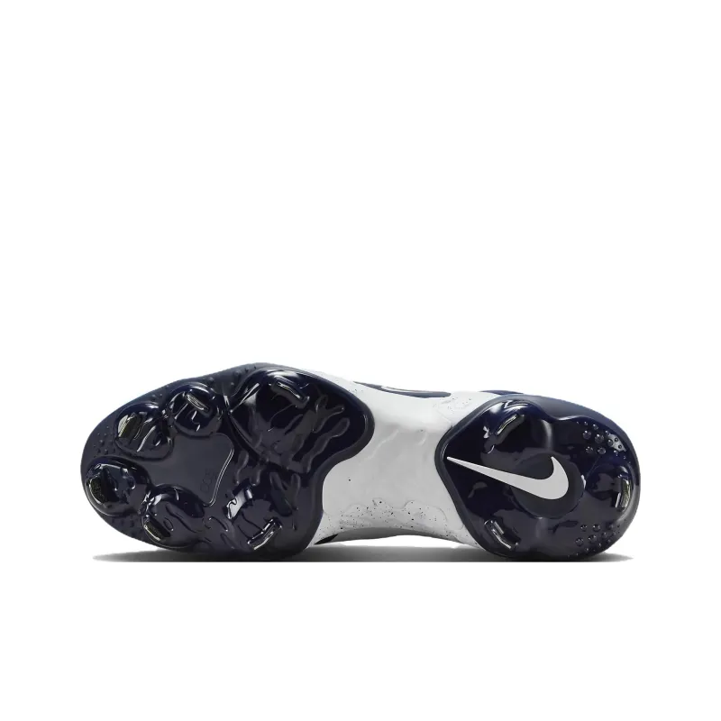 Nike Alpha Huarache Elite 4 Low White Midnight Navy-5