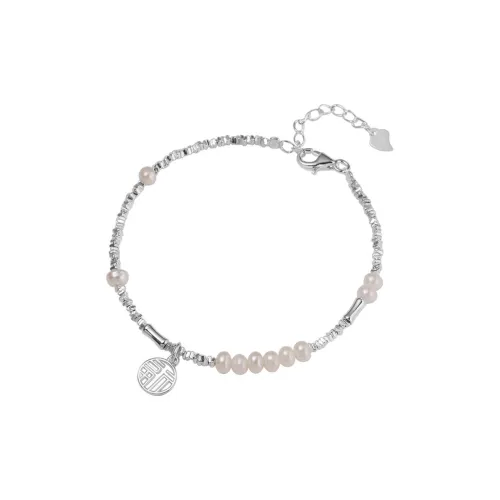 BYTHERE 925 Sterling Silver Bracelet, Success In Studies, Career, And Love Women's