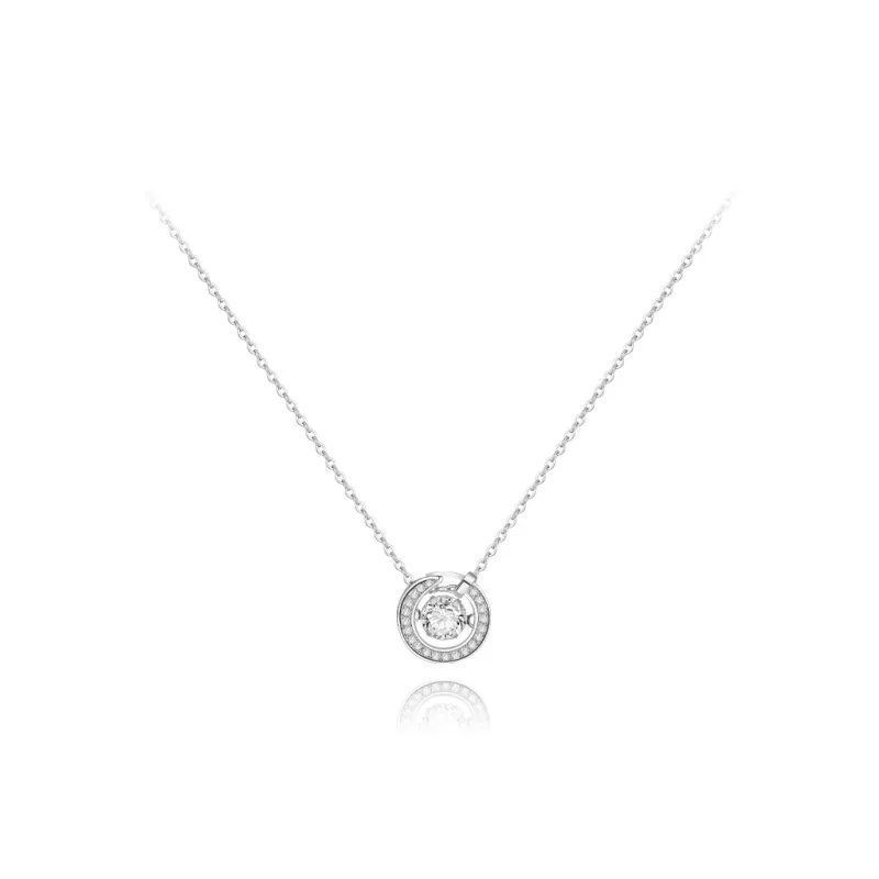 KUMET Zircon Necklaces Women's Couple Birthday Gift For Anniversary-7