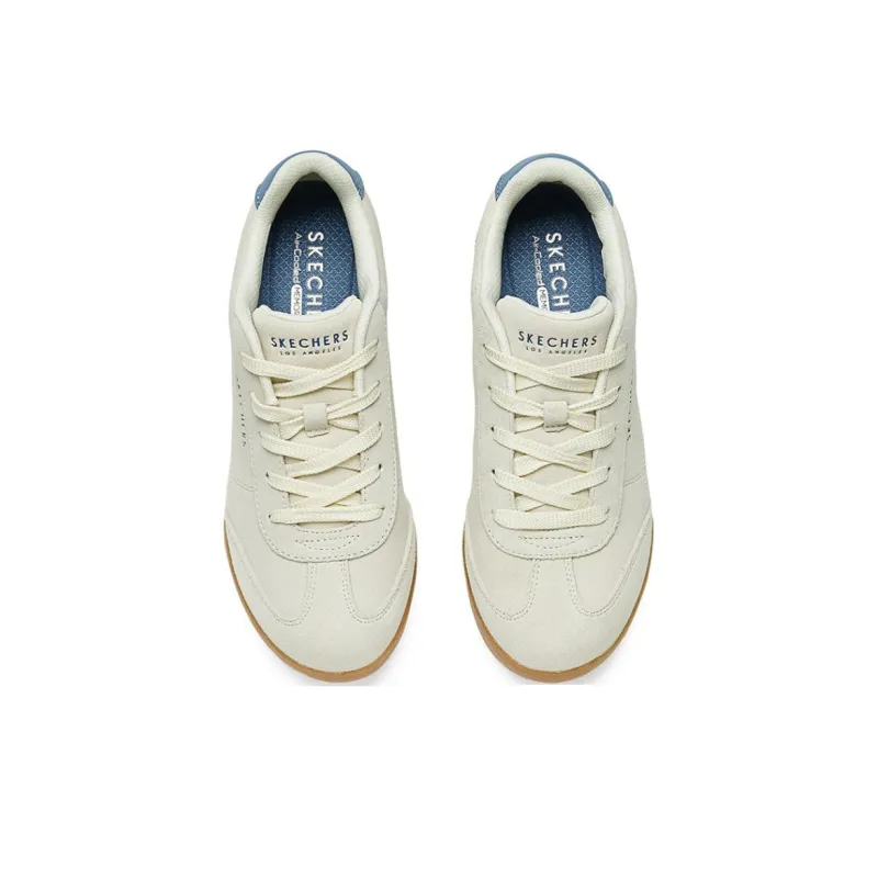 Skechers Sports Life Collection Anti Slip Wear Resistant Low Top Skateboard Shoes Women's Ivory-3
