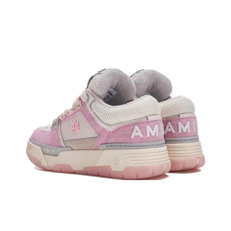 AMIRI MA 1 Low Top Skateboard Shoes Women's Pink-3