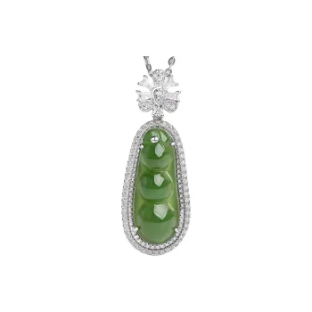 Oriental Jade Necklaces Green Jade Women's