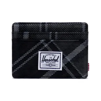 Herschel Wallets Black Gray Plaid