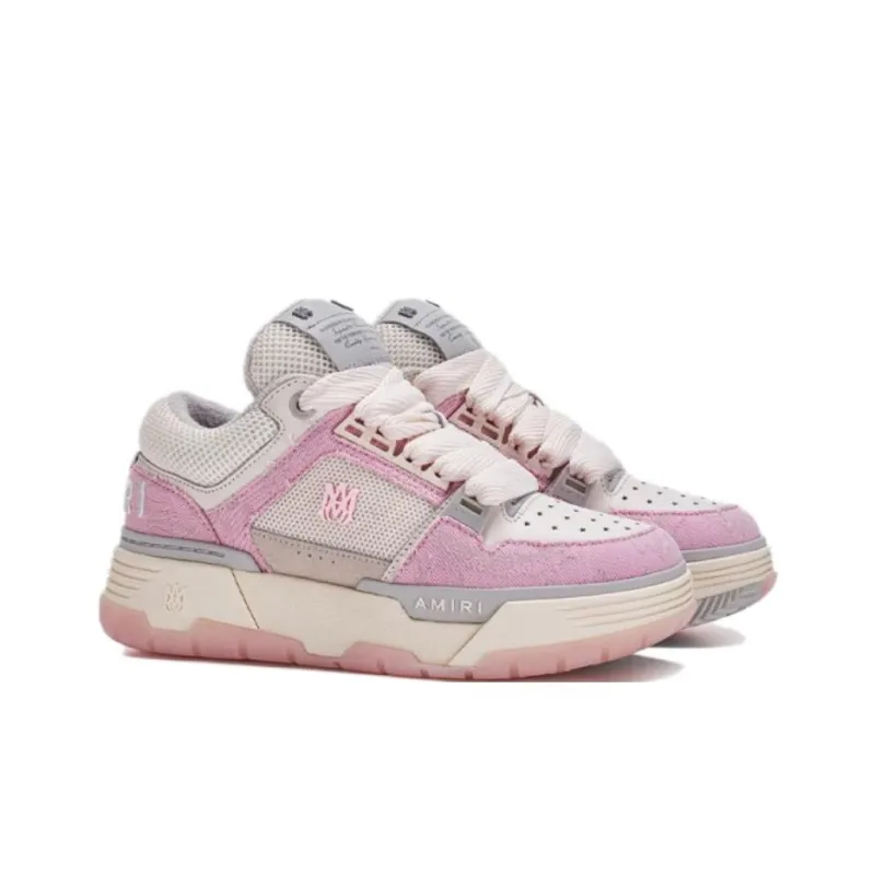 AMIRI MA 1 Low Top Skateboard Shoes Women's Pink-2