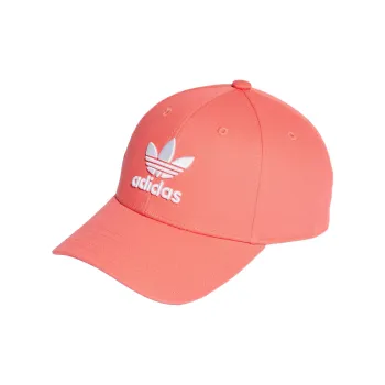Adidas Cotton Baseball Caps Unisex Swirl Neon Red