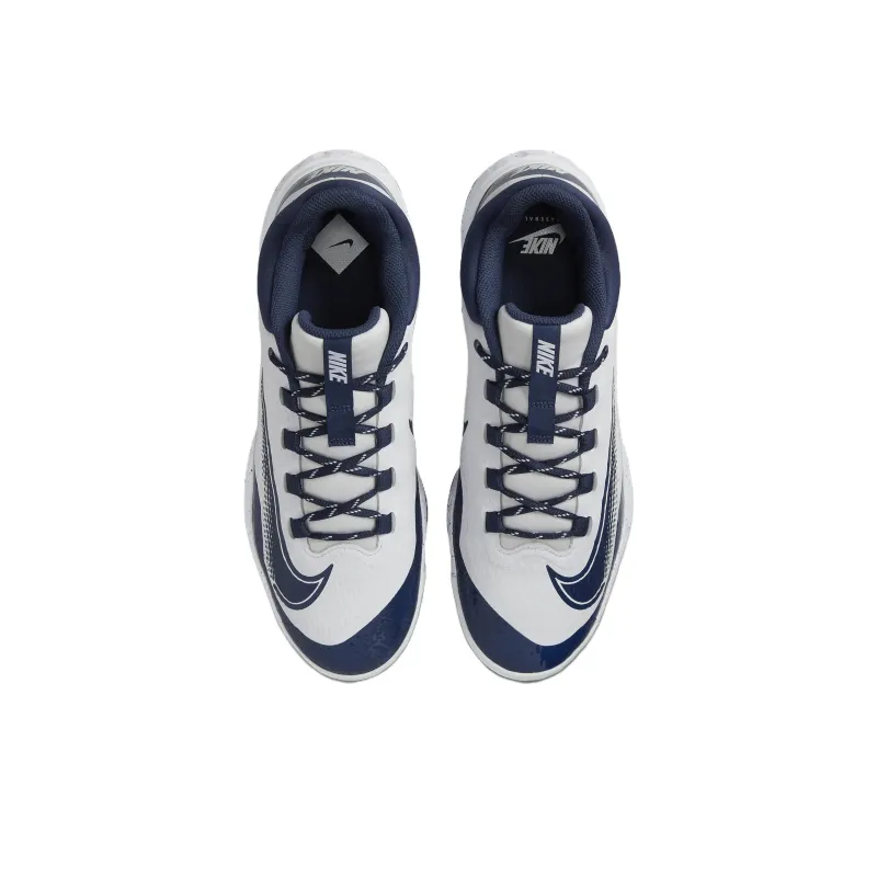Nike Alpha Huarache Elite 4 Low White Midnight Navy-3