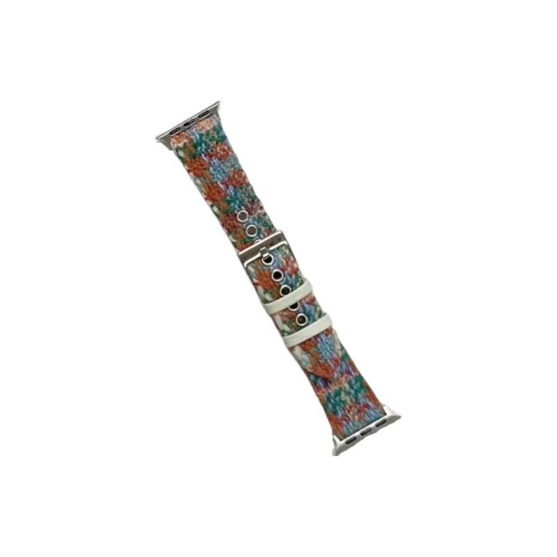 Warbler Dew Watch Band Apple Compatibility Woolen Material-13