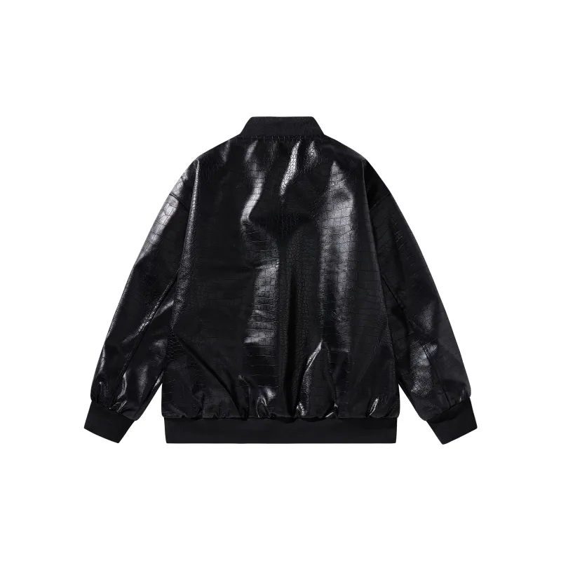 David Bakken x DAOMEIXIONG Leather Jacket Unisex-1