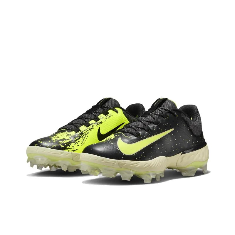 Nike Alpha Huarache Elite 4 Low Mcs Black Life Lime Volt-3