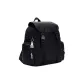Black with Letter K Embossed Print
