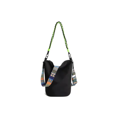 TAKI Nylon Shoulder Bag Regular Unisex Black