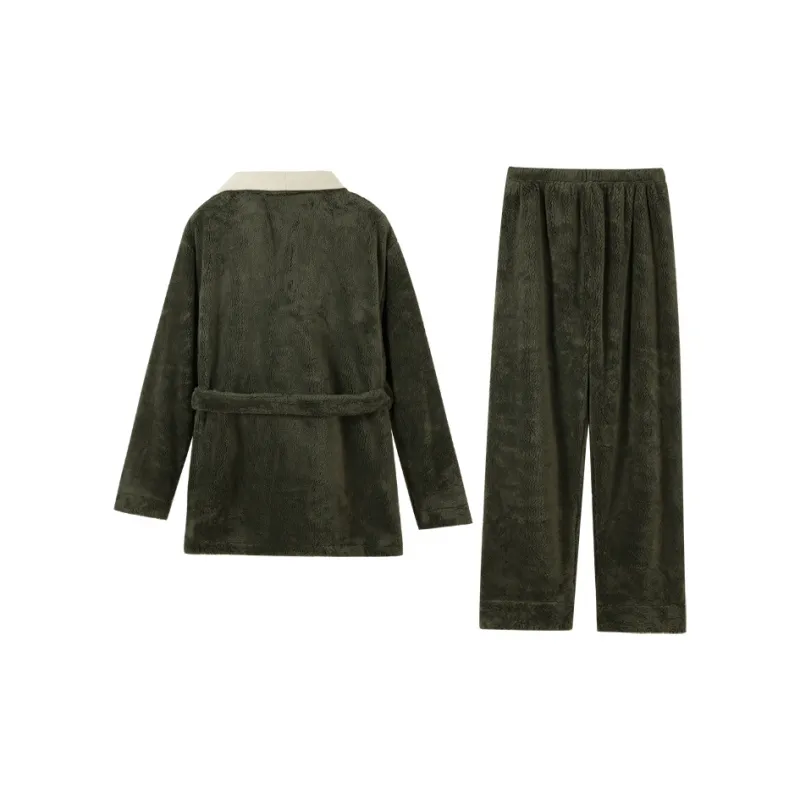 Kerener Pajama Set Men's Tea Brown-1