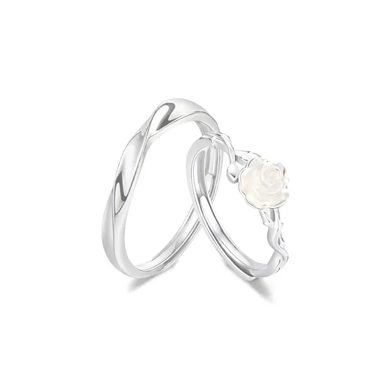 FANFRI Sterling Silver Rings Unisex Sweet Love Confession Box-10